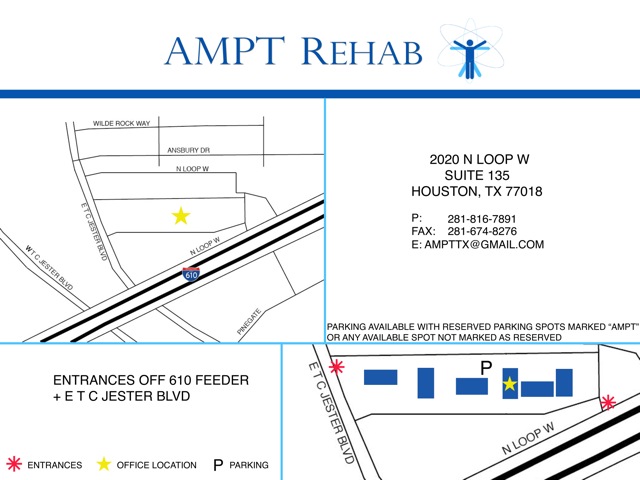 Map to AMPT Rehab